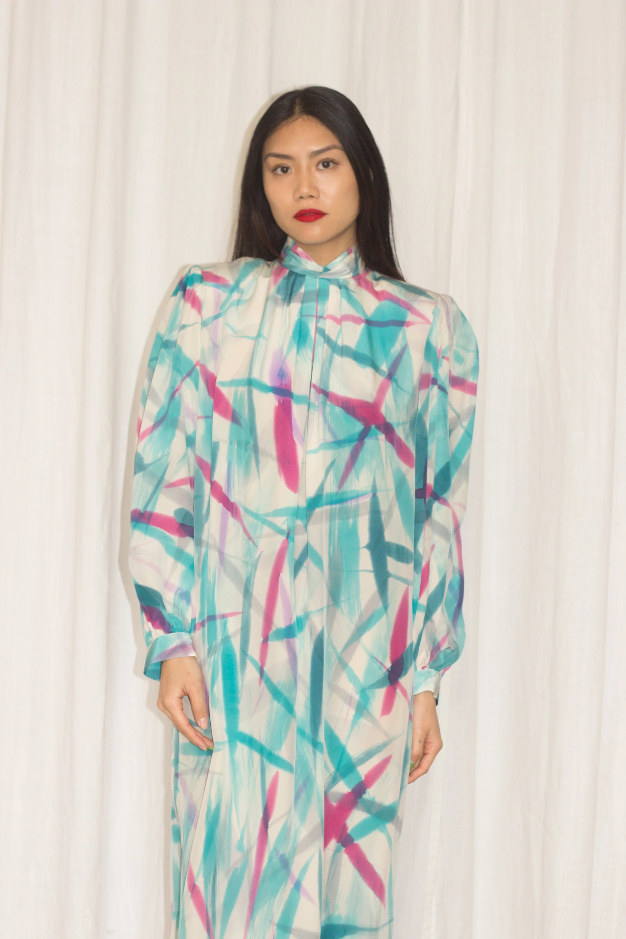 90s BALENCIAGA wool/silk iridescent coat 【公式通販】 90s BALENCIAGA wool/silk iridescent coat 【公式通販】